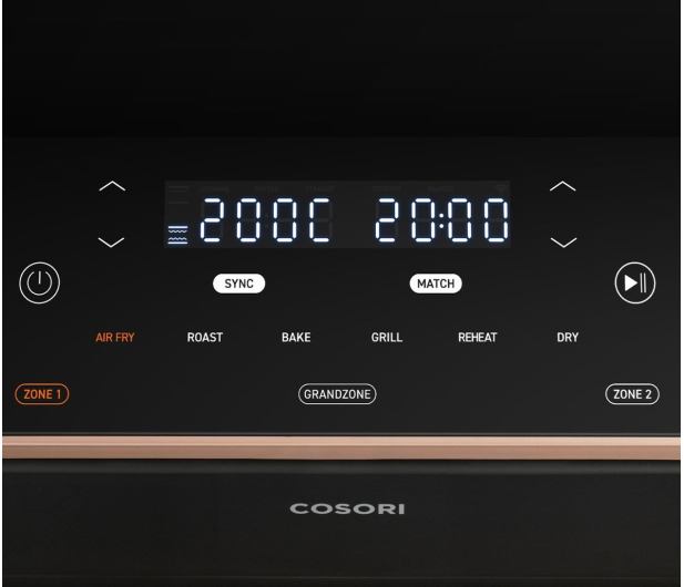 Cosori Air Fryer Dual Blaze TwinFry CAF-TF101S-AEUR ciemnoszary - 1293323 - zdjęcie 5